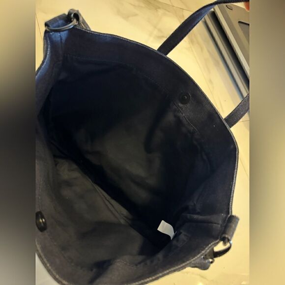Cute dark denim tote bag #8 - Picture 3 of 3